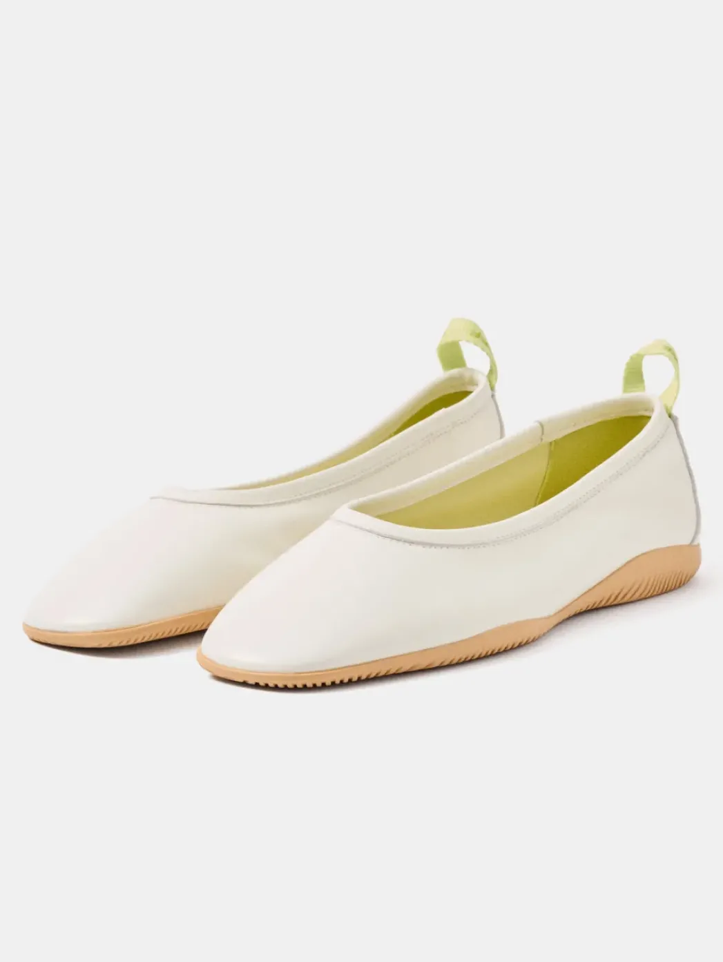 Ballet Flats Garnier White Dames Sandalen