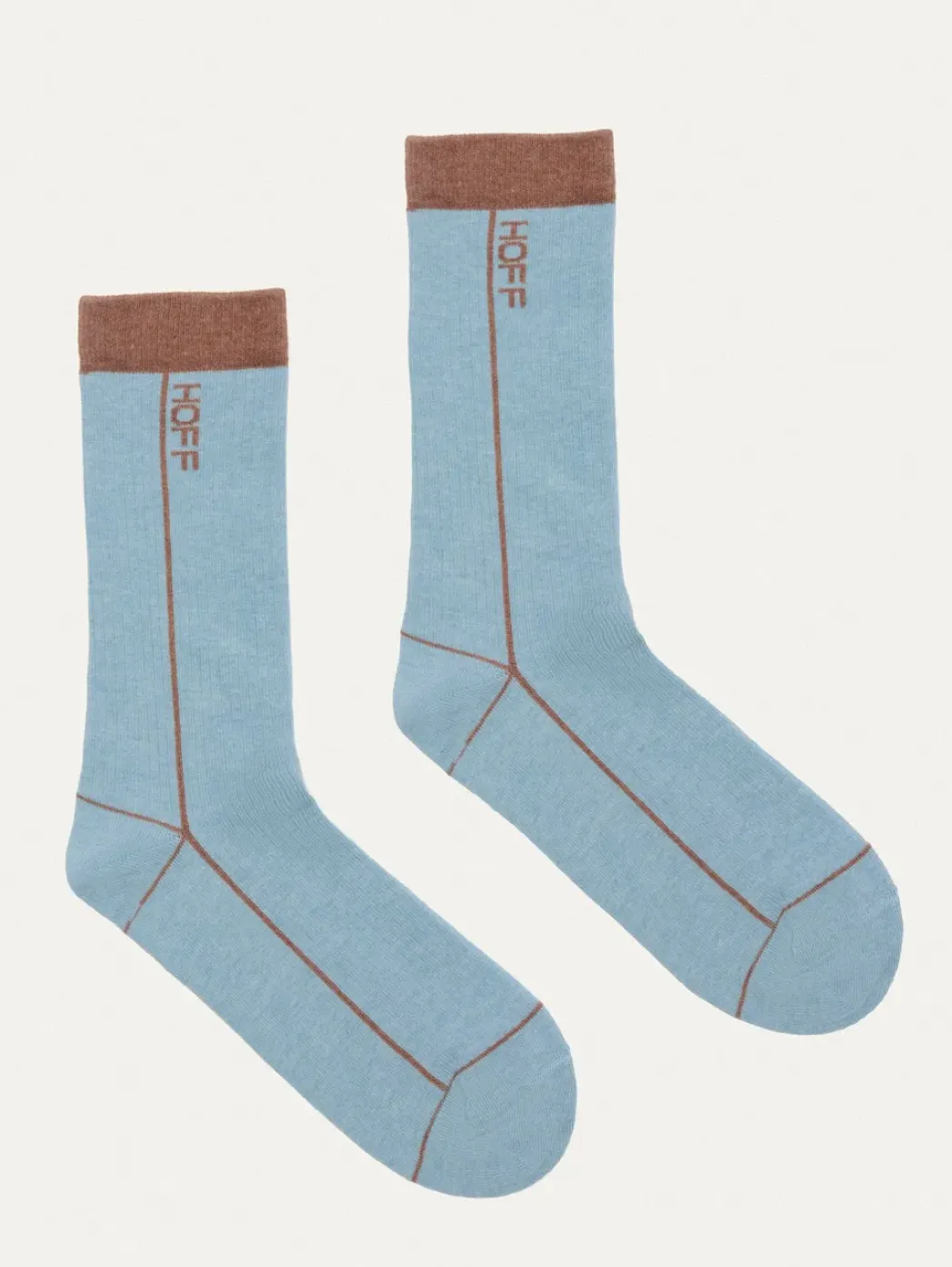 Online Blue With Stripe Socks Dames Accessoires