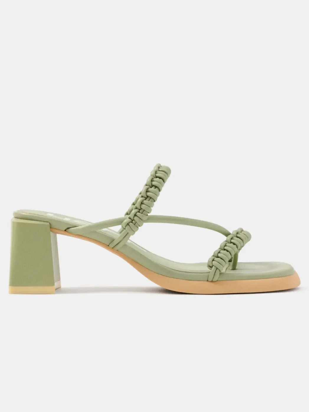 Best Mid-Heel Sandal Monaco Green Dames Sandalen