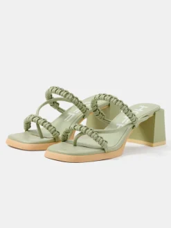 Best Mid-Heel Sandal Monaco Green Dames Sandalen
