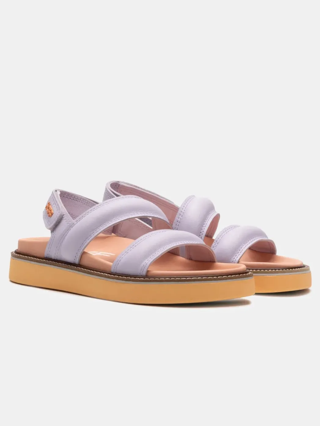 Online Sandal Leather Road Lilac Dames Sandalen