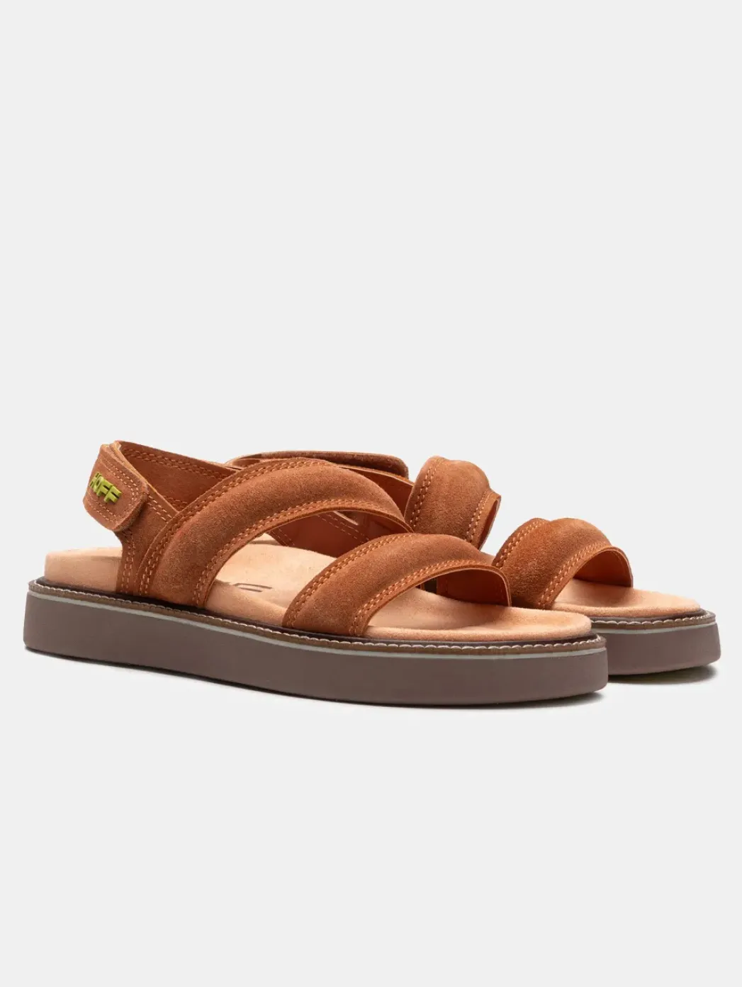 Sale Sandal Leather Road Terracotta Dames Sandalen